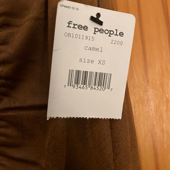 Free People suede mini skirt NWT - Picture 6 of 11